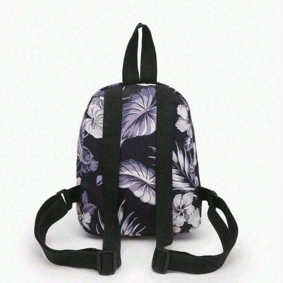Floral Black Backpack - Picture 4 of 4